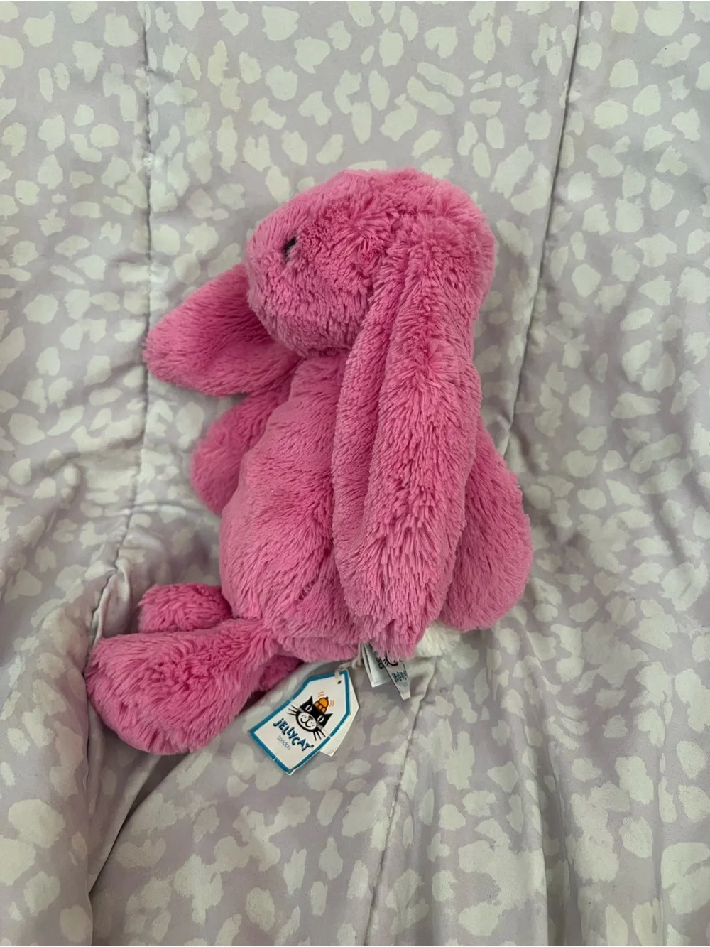 NWT Jellycat Medium Bashful Hot Pink Bunny Retired HTF Authentic